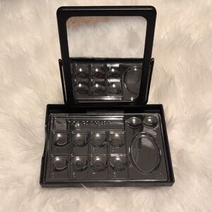 Black Makeup Case w/ removable Palette and Mirror